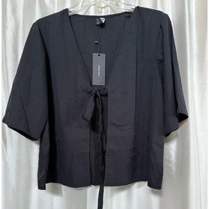 VERO MODA simple tie black top. XL